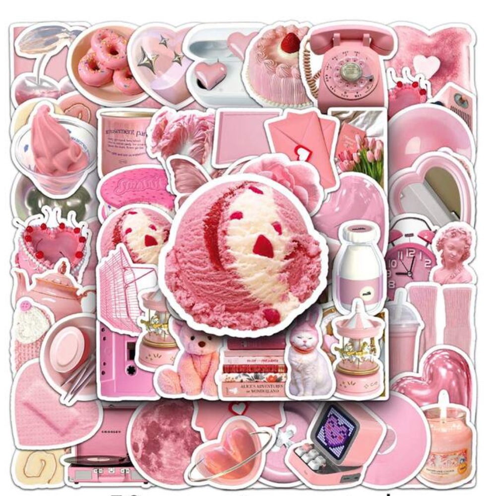 🀄️PINK-Sticker Bundle🀄️ - Picture 2 of 3